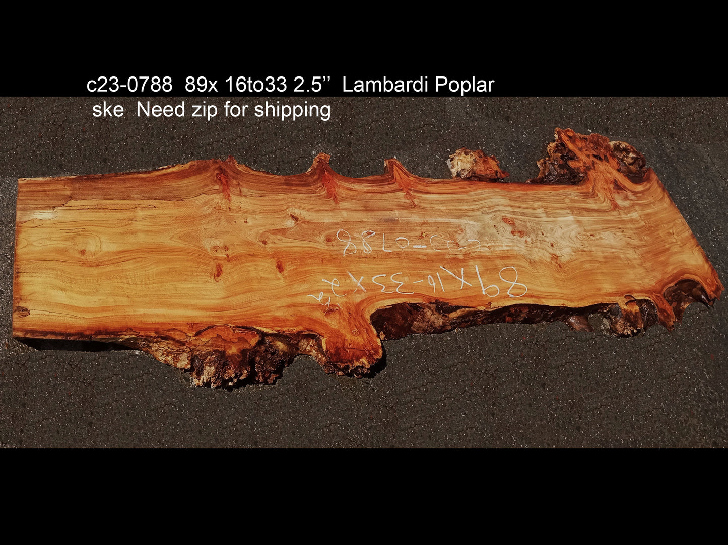 Mappa burl | Poplar | river table | live edge slab | DIY ideas | p23-0788