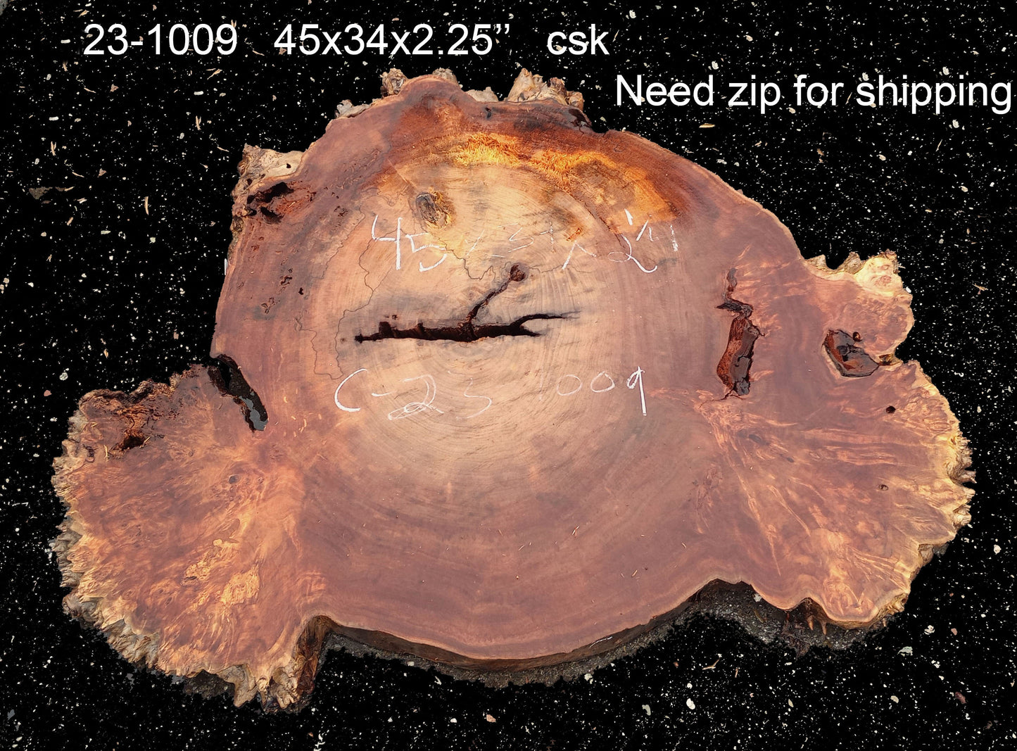 cottonwood | cookie cut | live edge | DIY | river table | c23-1009