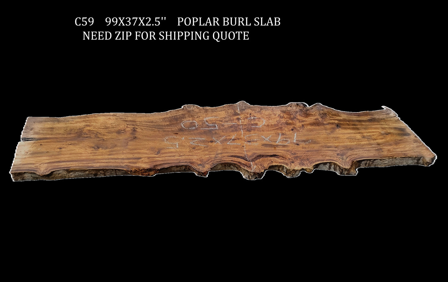 Poplar/Cottonwood | Craft Wood | DIY | River Table | C50