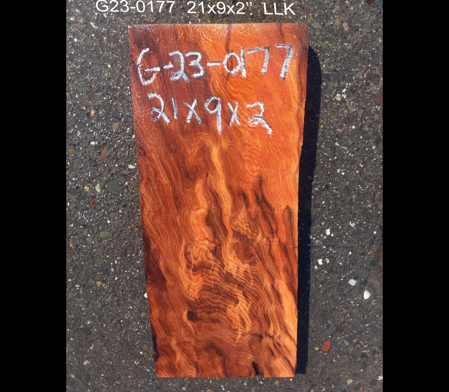 quilted redwood | guitar blank | DIY | turning | g23-0177