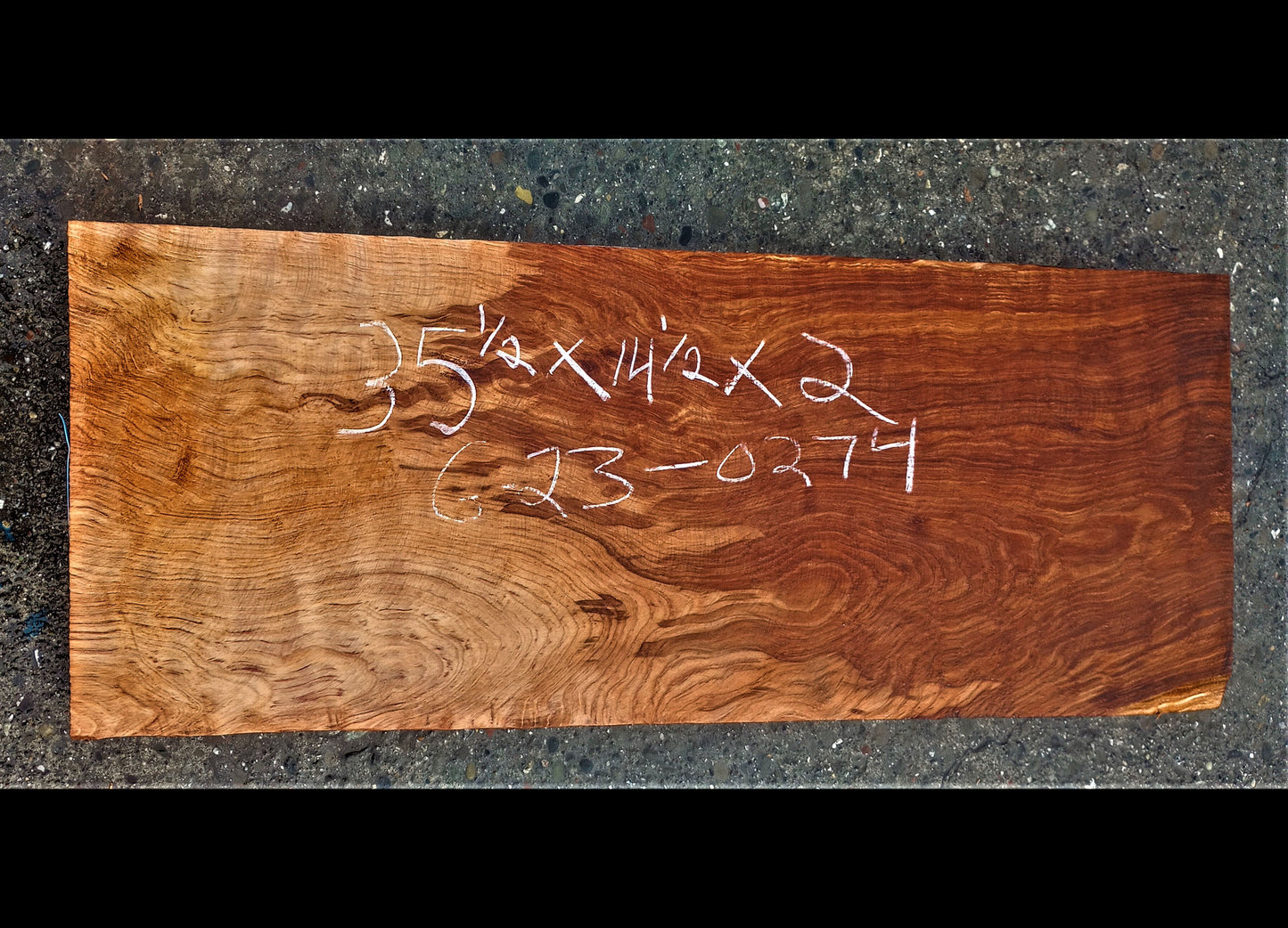 Quilted Redwood | old growth | guitar billet | burl table | g23-0274