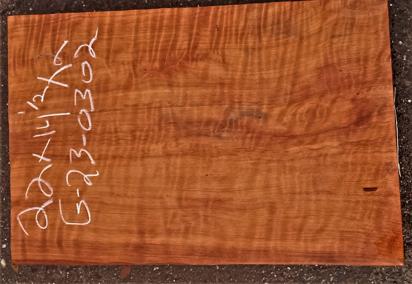 quilted redwood | guitar blank | DIY wood crafts | turning | g23-0302
