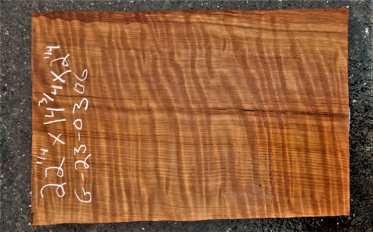 quilted Redwood | old growth | Guitar blank | DIY wood craft | g23-0304