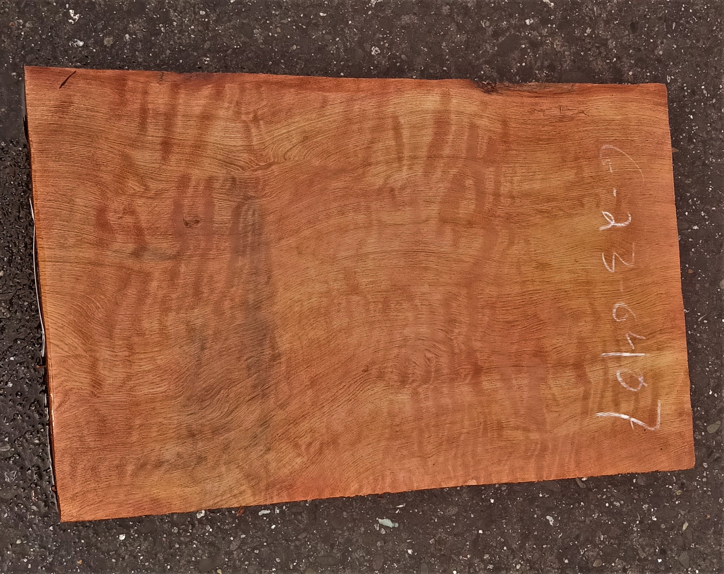 quilted redwood | guitar blank | DIY wood crafts | turning | g23-0307