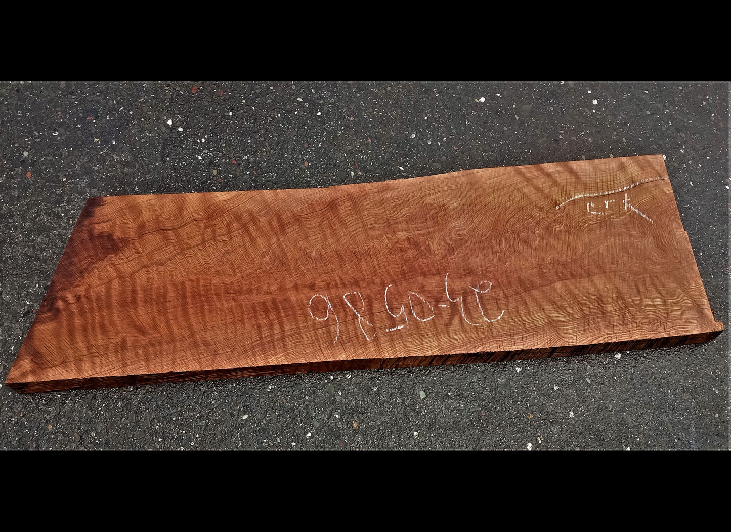 Quilted redwood | guitar billet | wood turning | DIY crafts | g23-0586