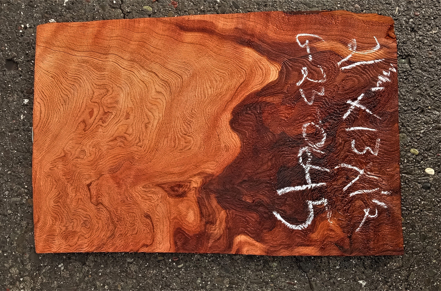 quilted redwood | guitar billet | wood turning | DIY crafts | bl23-0645