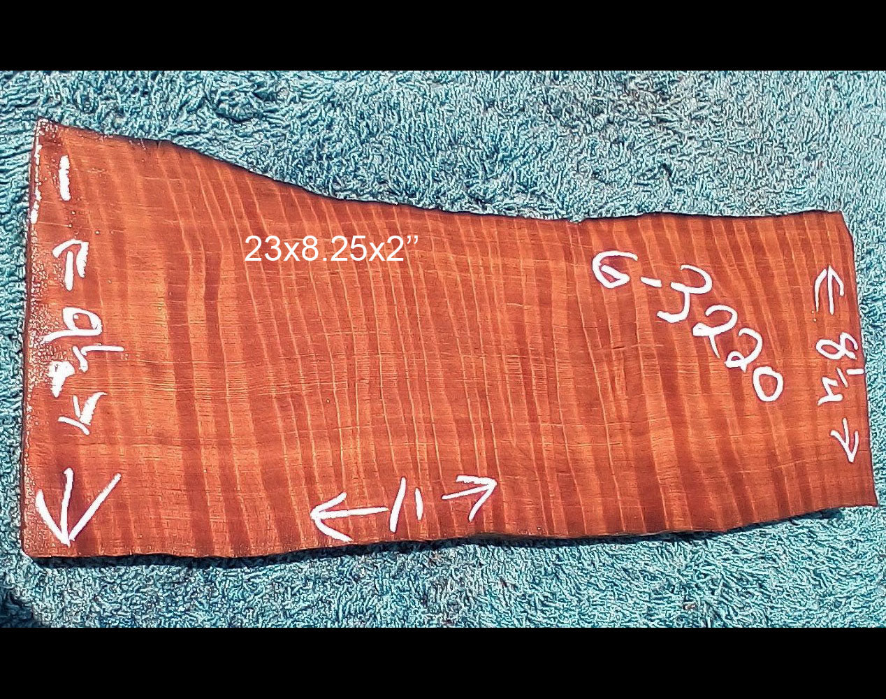 guitar billet | curly redwood | luthier | DIY | wood crafts | g3220