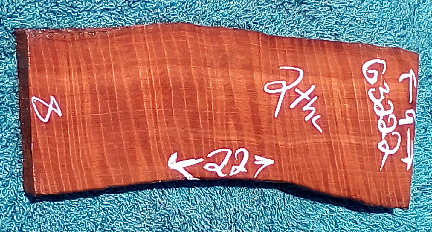 guitar billet | curly redwood slab | luthier | DIY wood | g3222