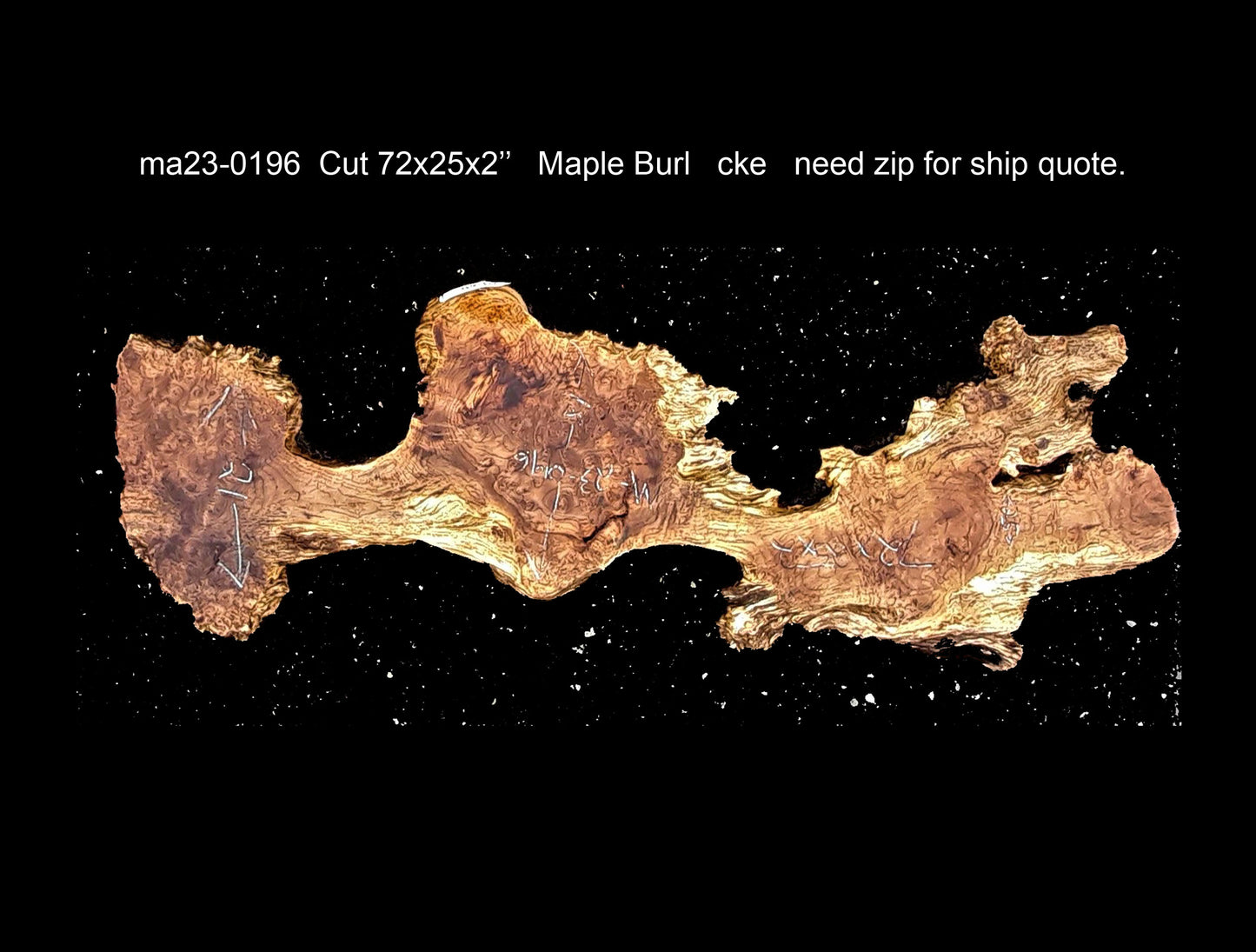 Maple burl | live edge slab | epoxy river table | DIY ideas | ma23-0196