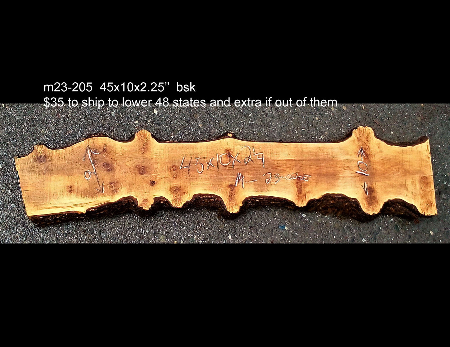 Maple burl | live edge slab | epoxy river table | DIY ideas | m23-205