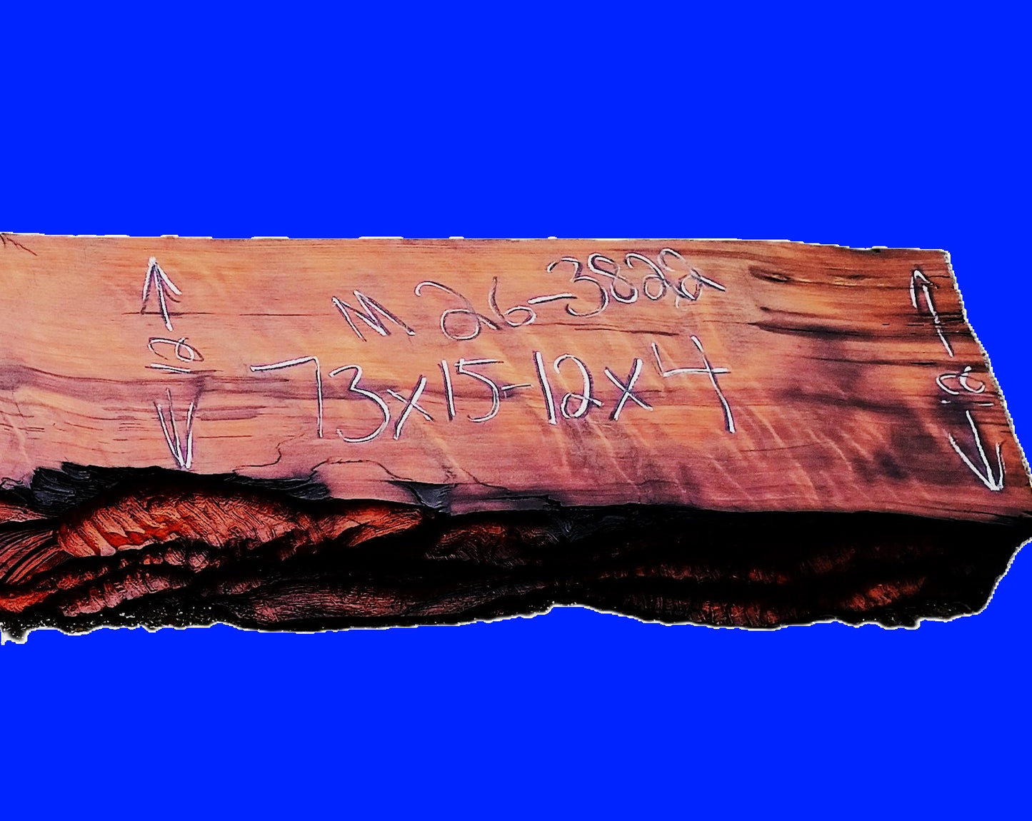 Redwood Mantel | Shelf | Burl | m26-3822