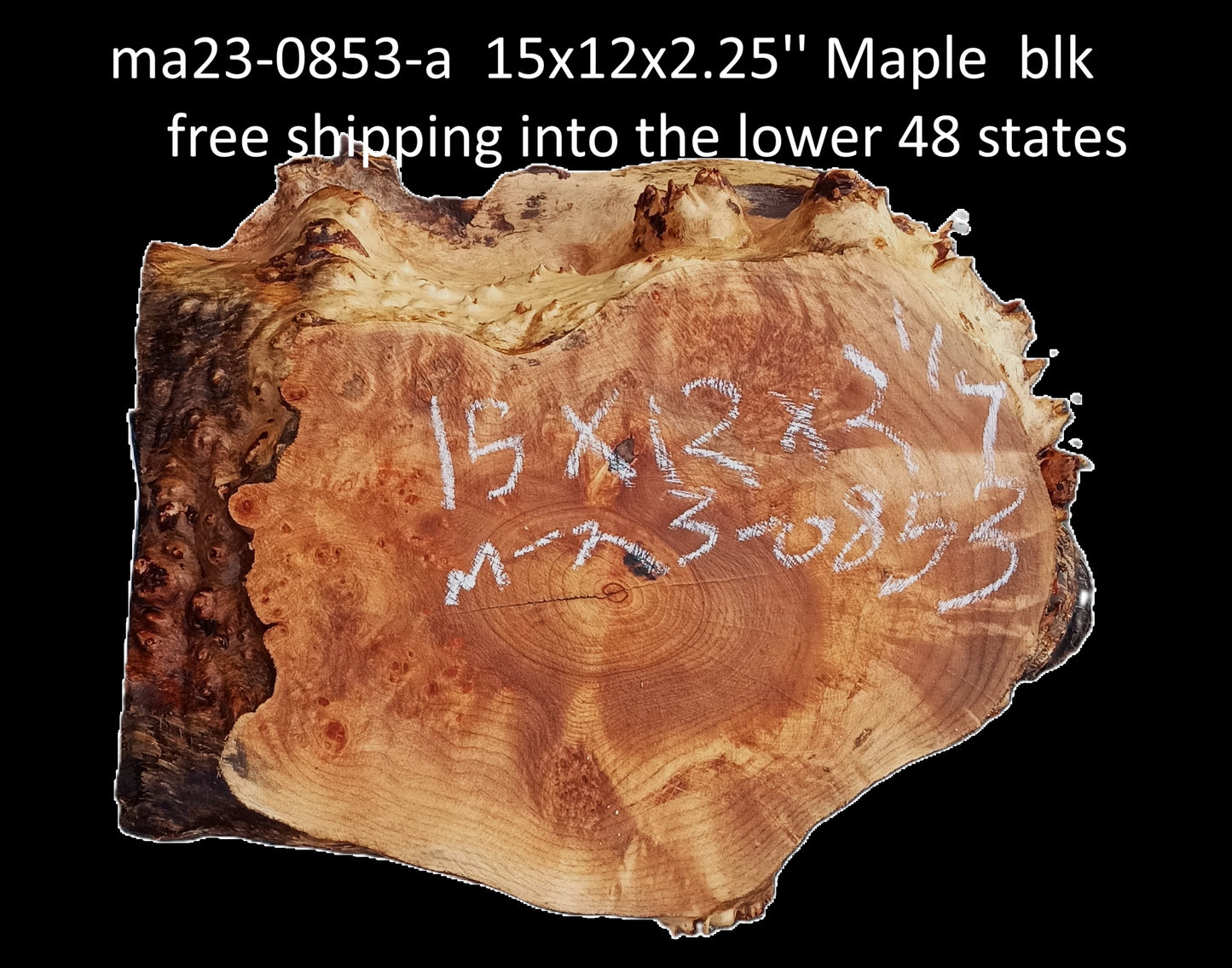 Maple Slab | DIY Crafts | Craftwood | Small Table | MA23-0853