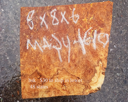 spalted Maple burl | wood turning | Craft Woods | DIY crafts | ma24-1610