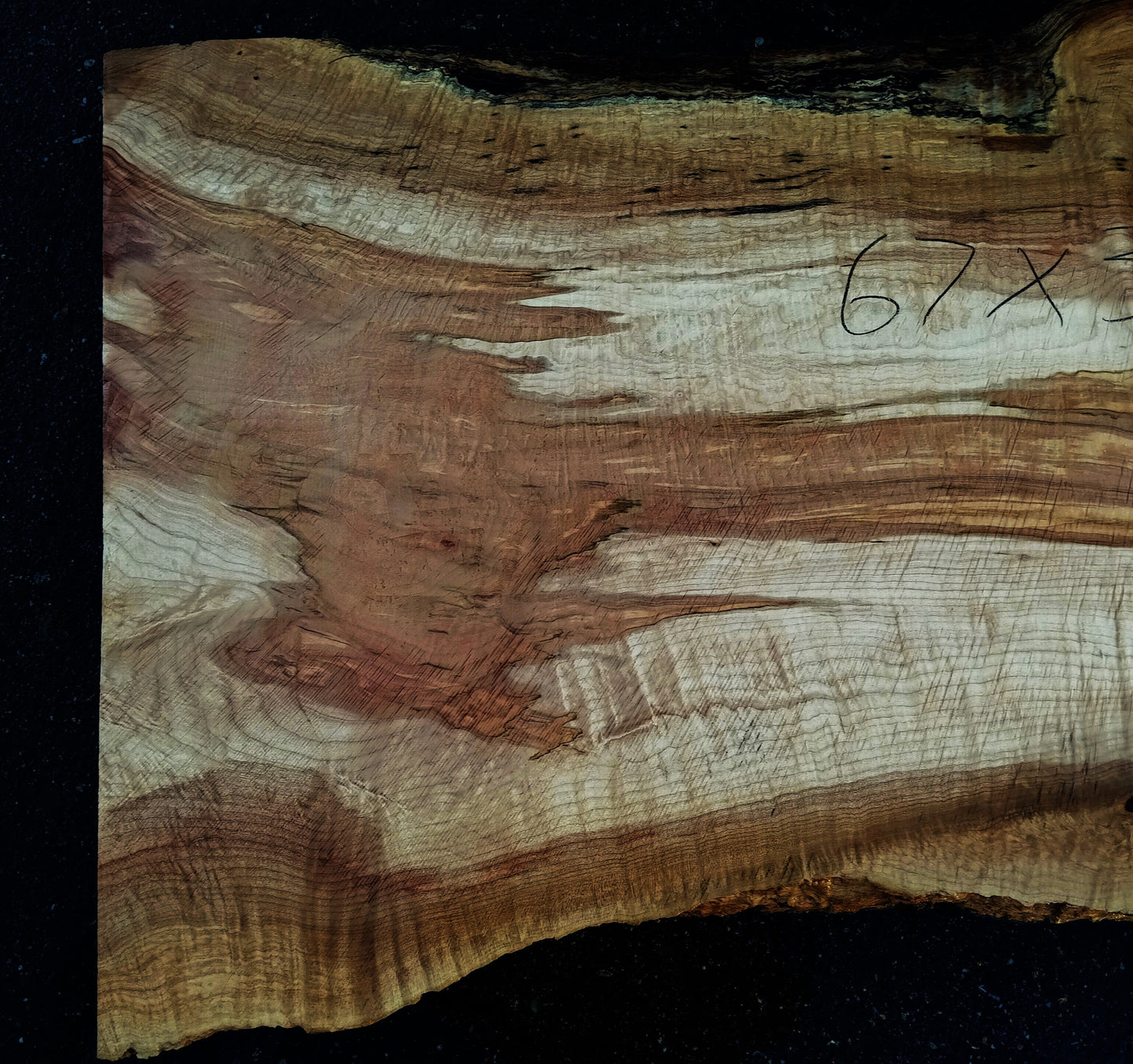 Figured Maple Burl | Live Edge Table | Wood Craft | DIY | MA25-0000