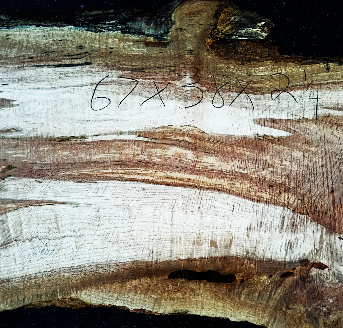 Figured Maple Burl | Live Edge Table | Wood Craft | DIY | MA25-0000