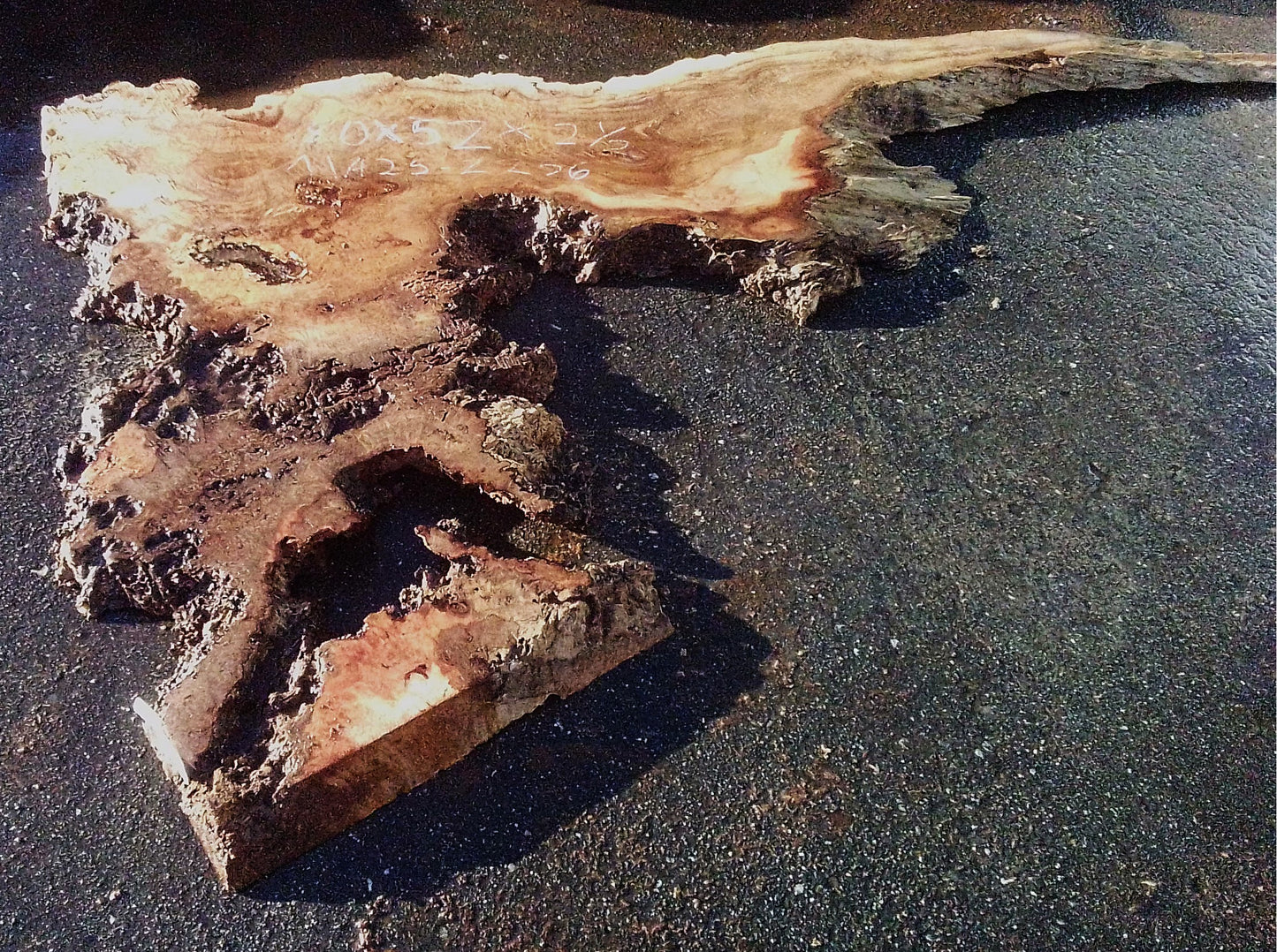 Maple Burl Slab | Live Edge | River Table | DIY | Ma25-2256