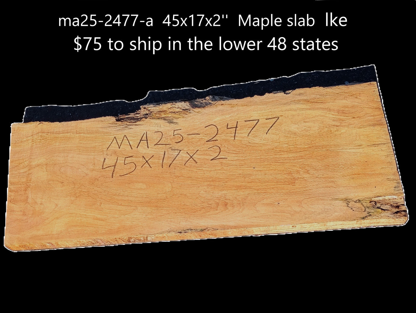 Maple Slab | DIY Crafts | Craftwood | Small Table | MA25-2477