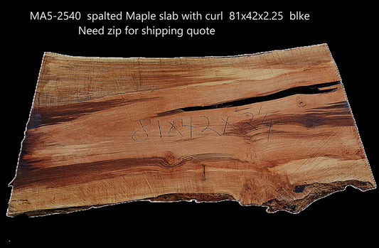 Maple Slab | Live Edge | River Table | DIY | Resin Slab | MA25-2540