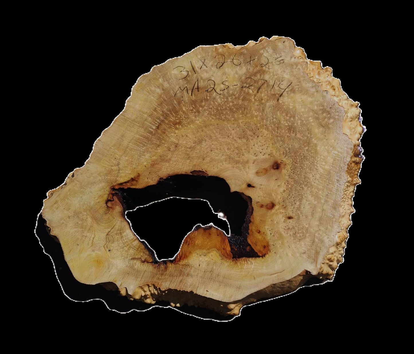Maple Burl | Live Edge | River Table | DIY | MA25-2714