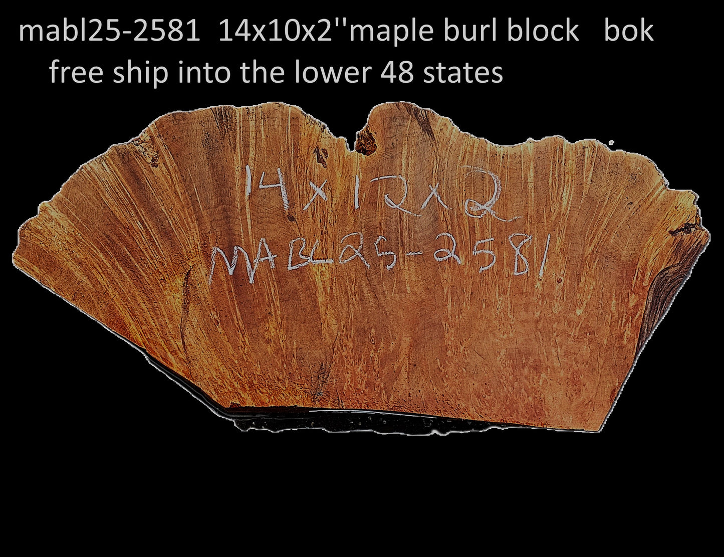 Maple Burl Block | bowl Turning Wood | Craft Wood | DIY | Ma25-2581
