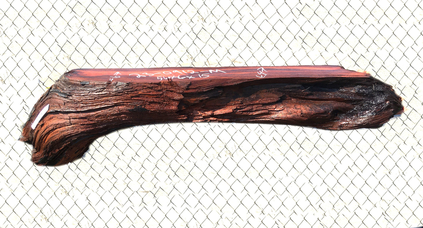 Redwood mantel | live edge shelf | fireplace surround | DIY wood | man23-0912