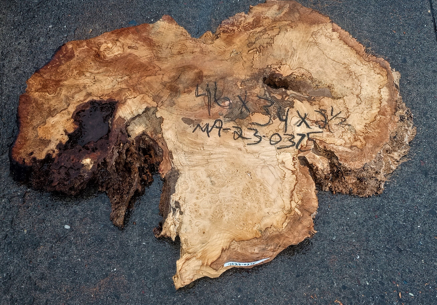 Maple burl | burl table | exotic wood | epoxy river table | DIY | ma23-0375