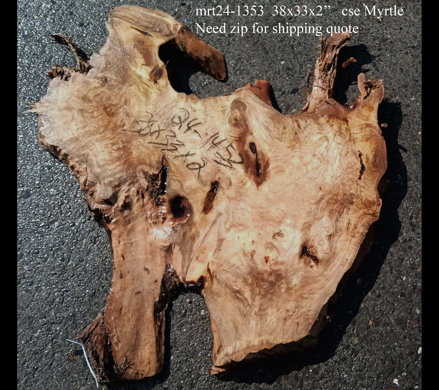 Epoxy River Table | DIY Crafts | Myrtle Burl | MRT24-1353