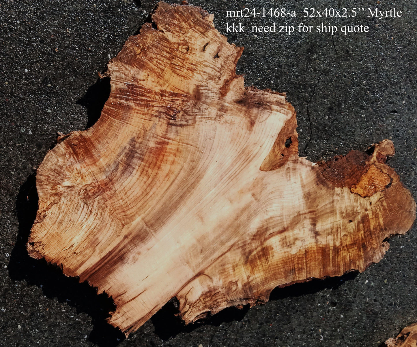 Myrtle Burl Slab | DIY Crafts | Epoxy Design Idea | MRT24-1468