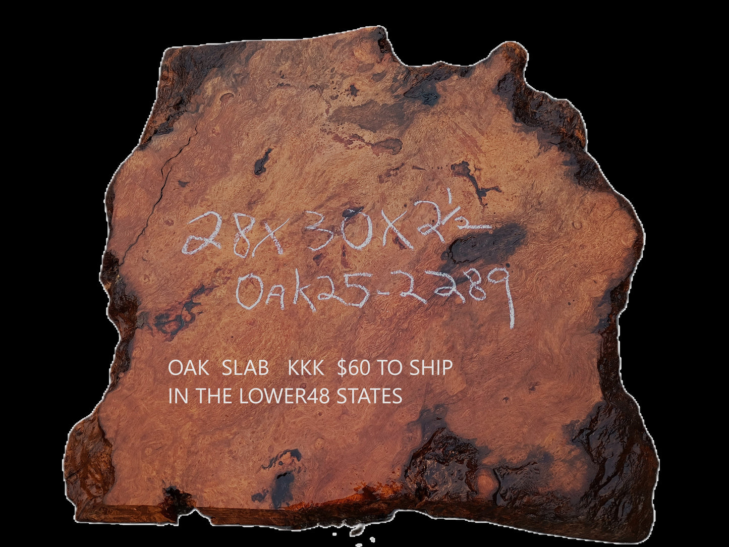 Oak Slab | DIY | Table | Craft Wood | River Table | Oak25-2289