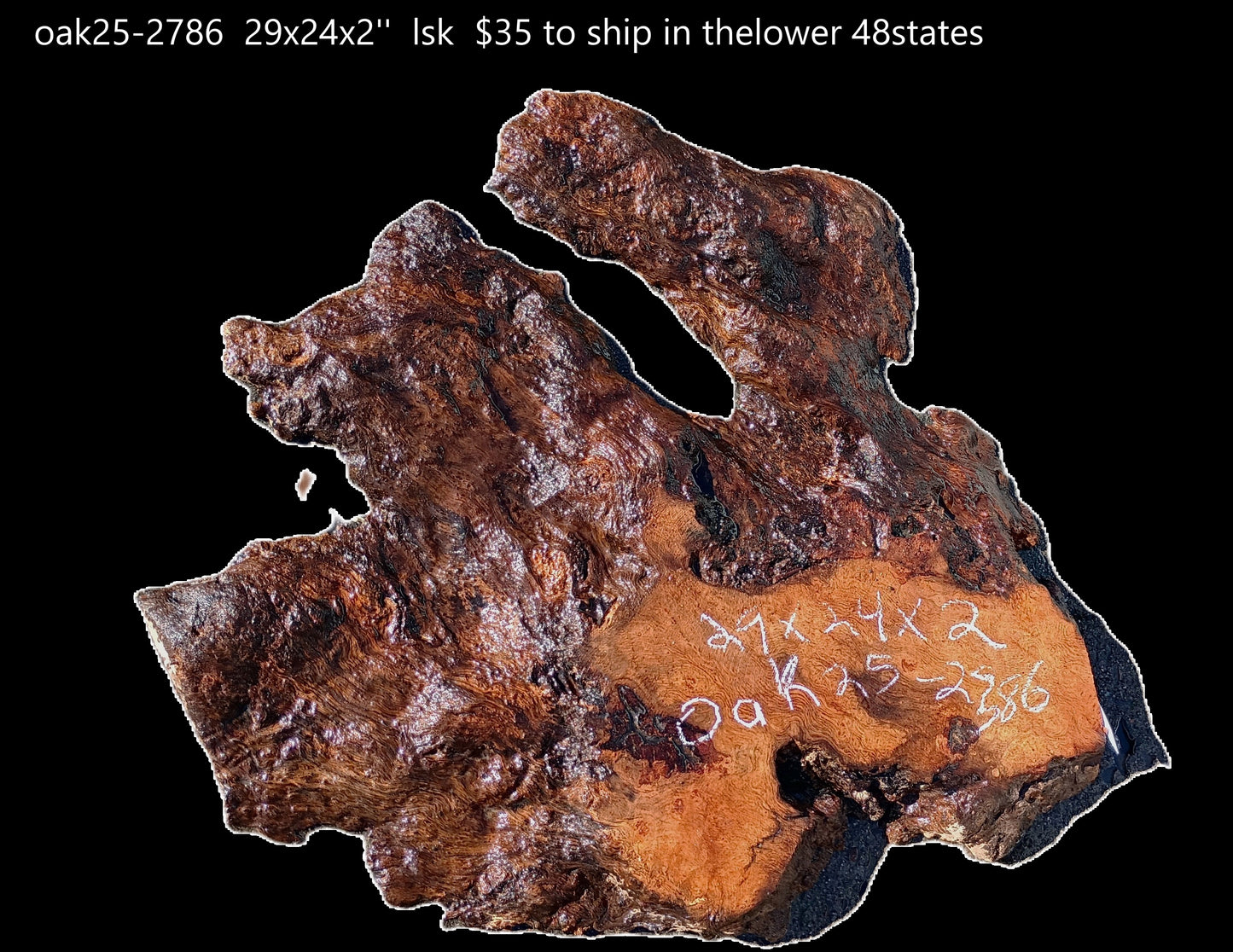 Oak Slab | DIY | Table | Craft Wood | River Table | Oak25-2786