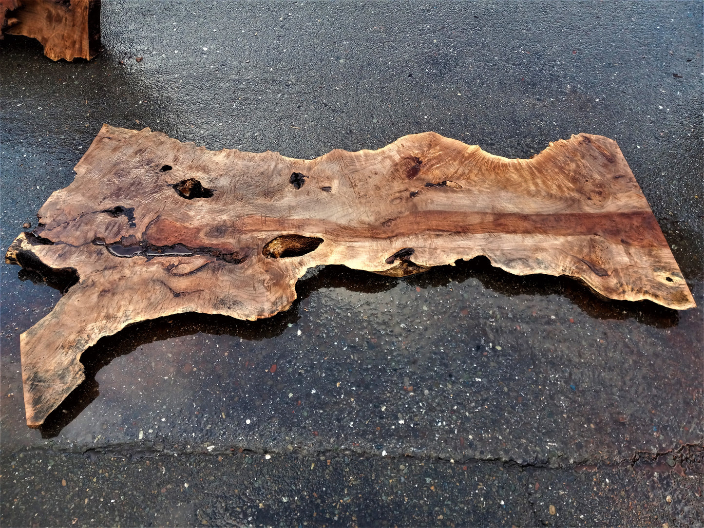 Poplar burl | live edge slab | epoxy river table | DIY ideas | p-249