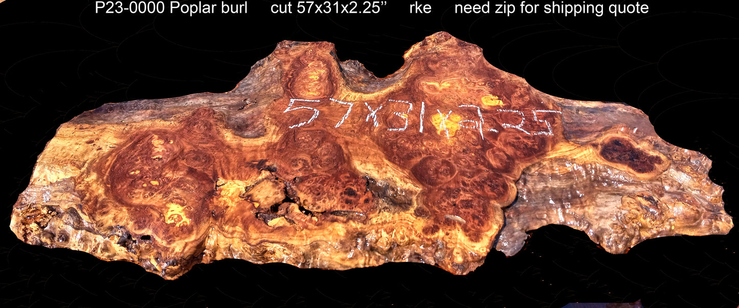 Poplar burl | epoxy river table | live edge slab | DIY ideas | p23-0000