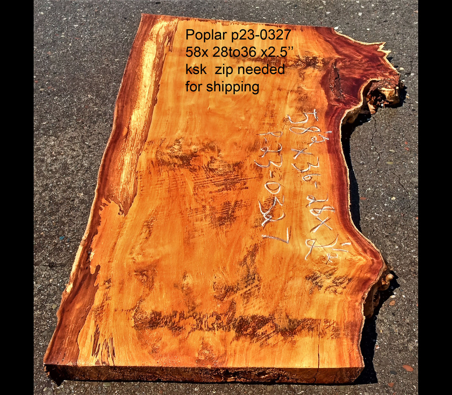 Poplar cluster burl | epoxy river table | live edge slab | DIY ideas | p23-0327