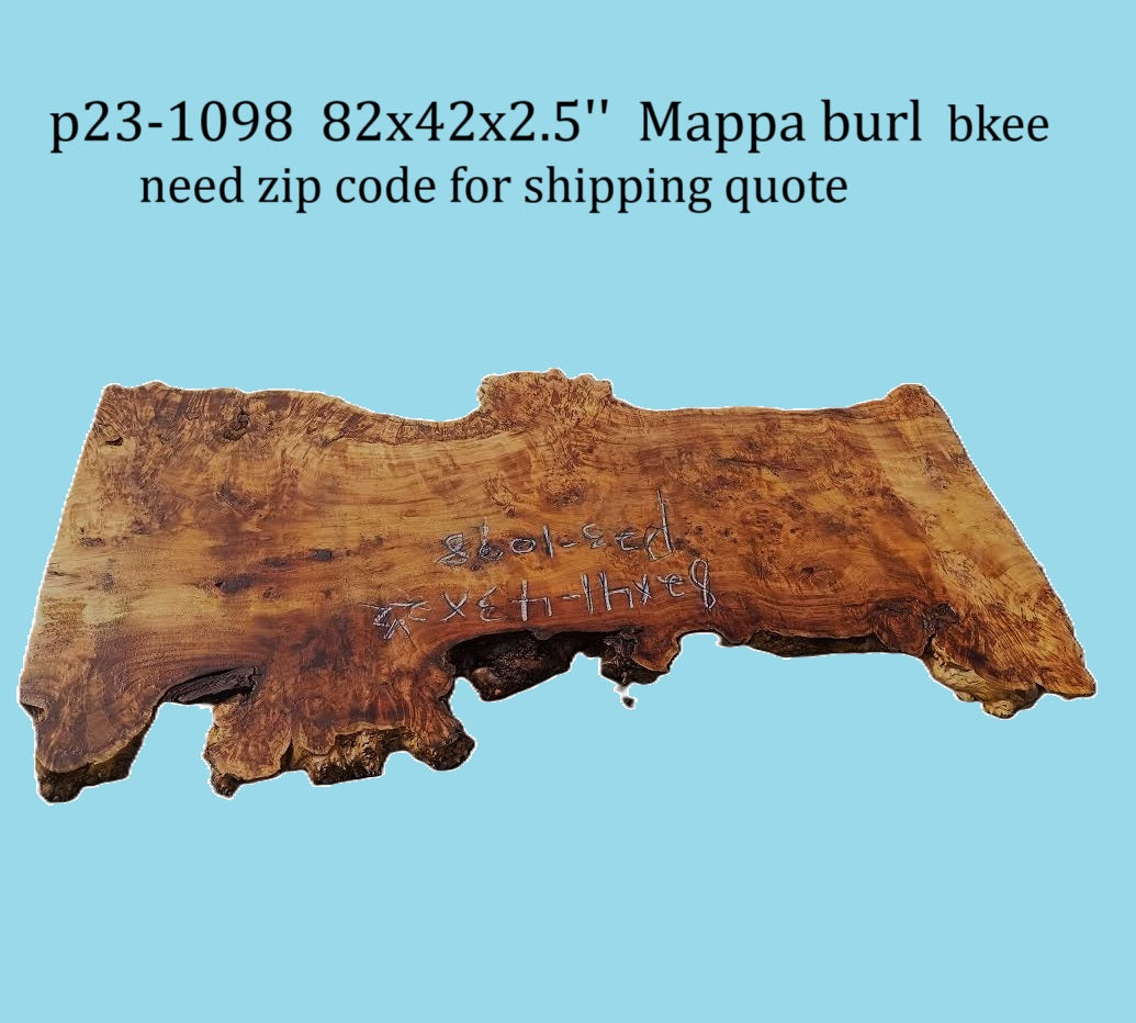 Poplar Slab | Dining Table | Desktop | DIY | River Table | P23-1098