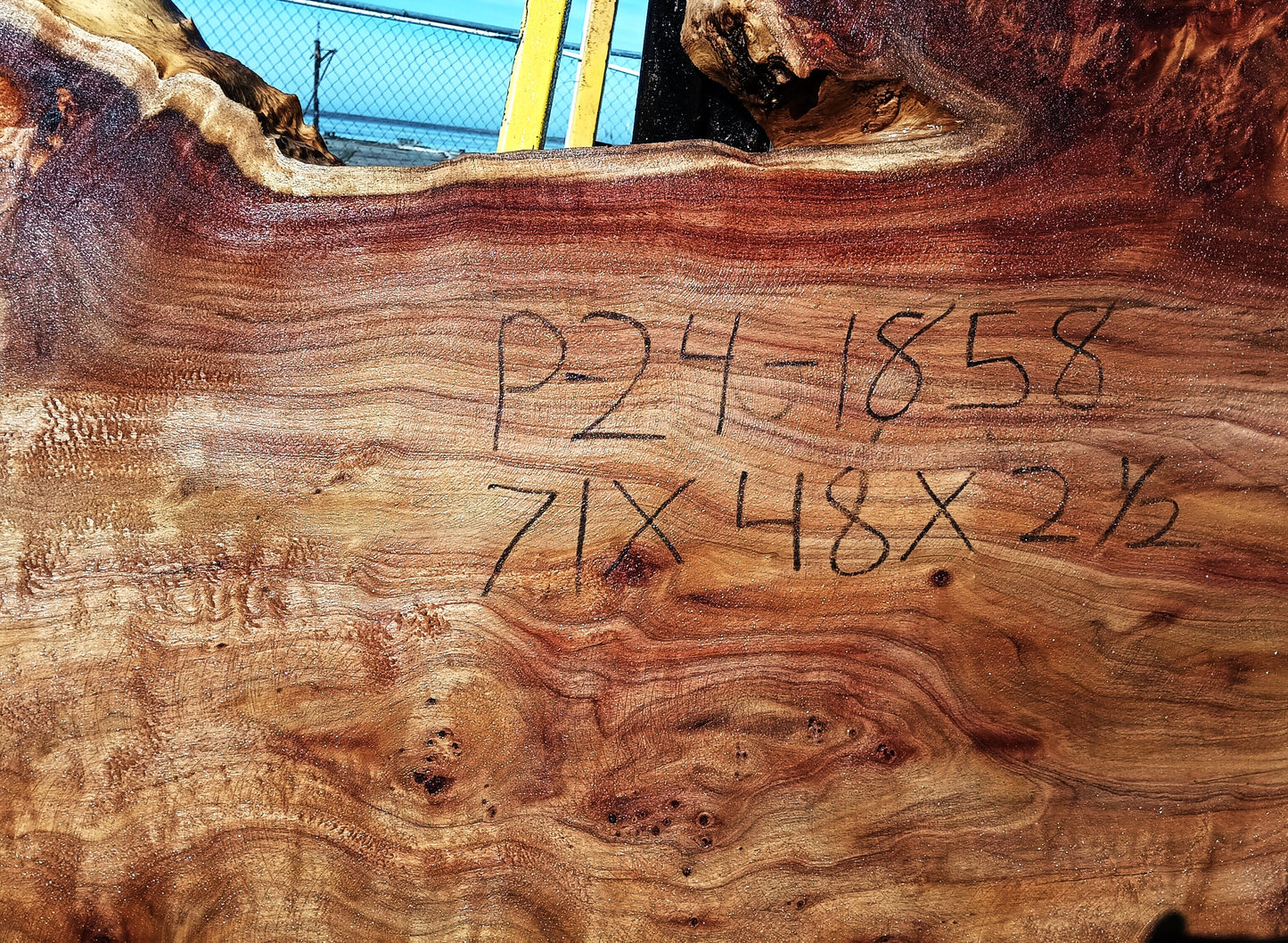 Mappa Burl Slab | River Table | Live Edge | p24-1858