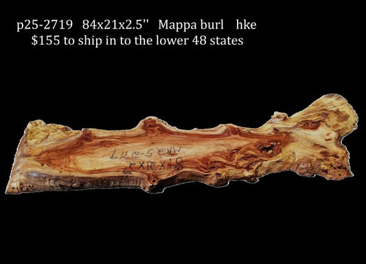 Mappa Burl | Cottonwood | Poplar | Epoxy Resin Table | DIY | P25-2719