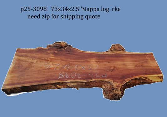 Mappa Log | Dining Table | Desktop | DIY | River Table | P25-3098