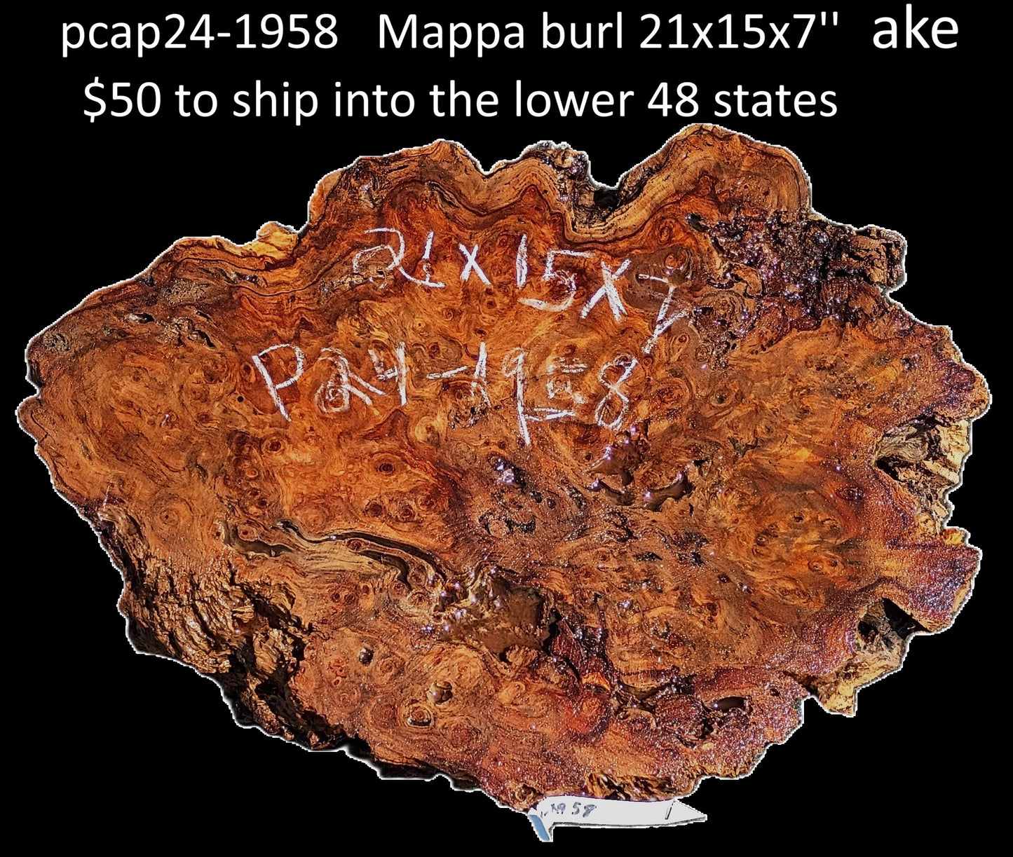 Maple Cap | Bowl Turning | Craft Wood | Pcap24-1958