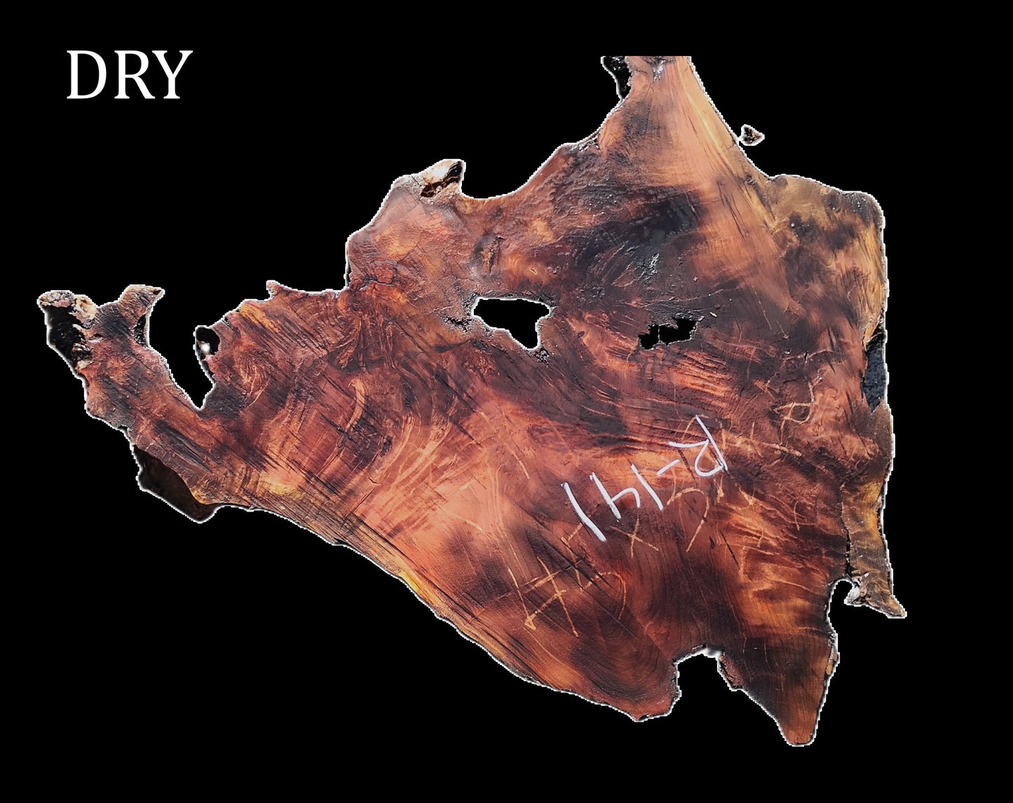Dry Curly Redwood | Live Edge | Counter | DIY | Wood Crafts |R-141