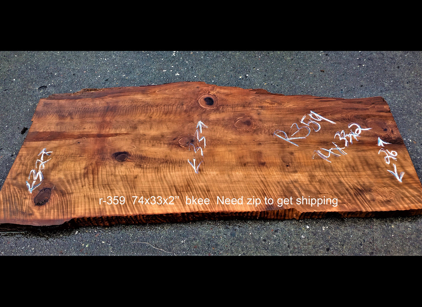curly redwood l epoxy river table | live edge slab | dining table | r-359