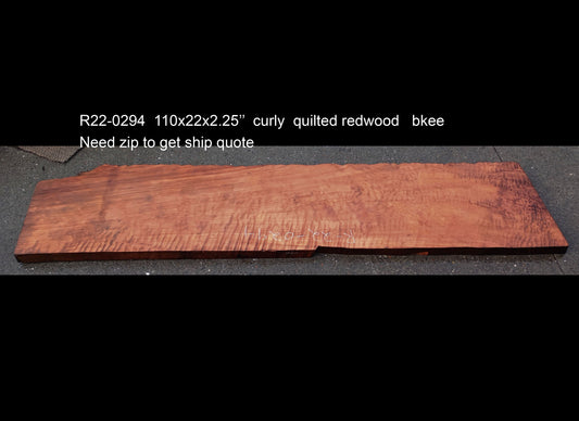 quilted | Live Edge | Redwood Slab | DIY craft | river table | R-200