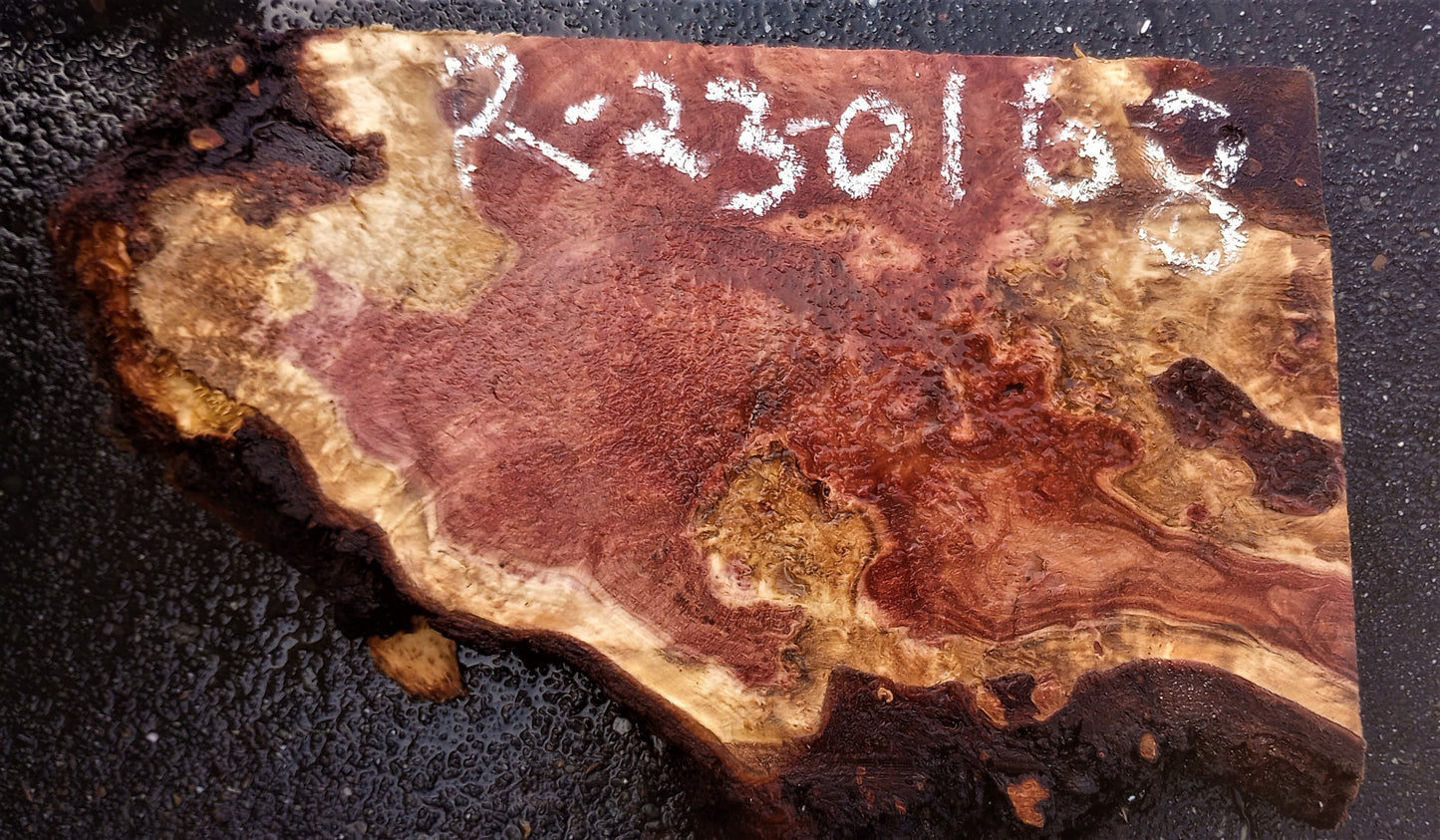 Redwood burl | guitar billet | DIY wood crafts | bowl turning | r23-0168