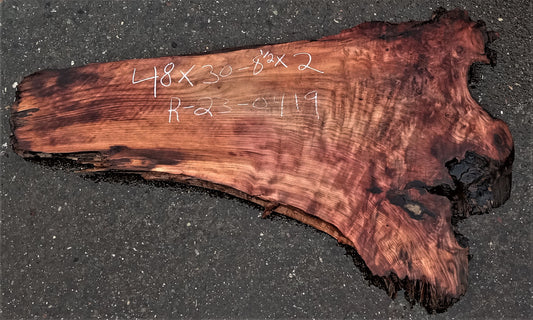Redwood burl slab | live edge | DIY | river table | headboard | r23-0419