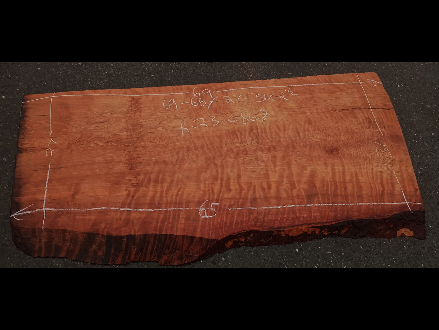 Quilted redwood curly | craft woods | DIY craft woods | r23-0868