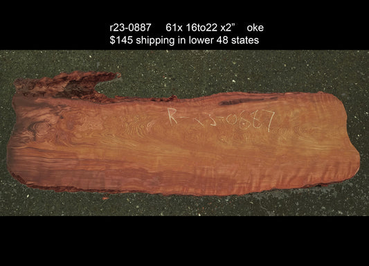 Quilted redwood curly | craft woods | DIY craft woods | r23-0887