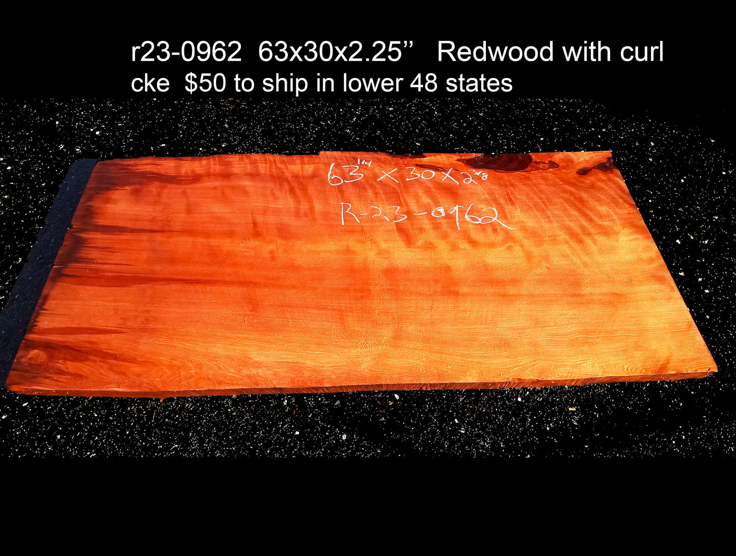lime | live edge slab | old growth redwood | DIY craft woods | r23-0962