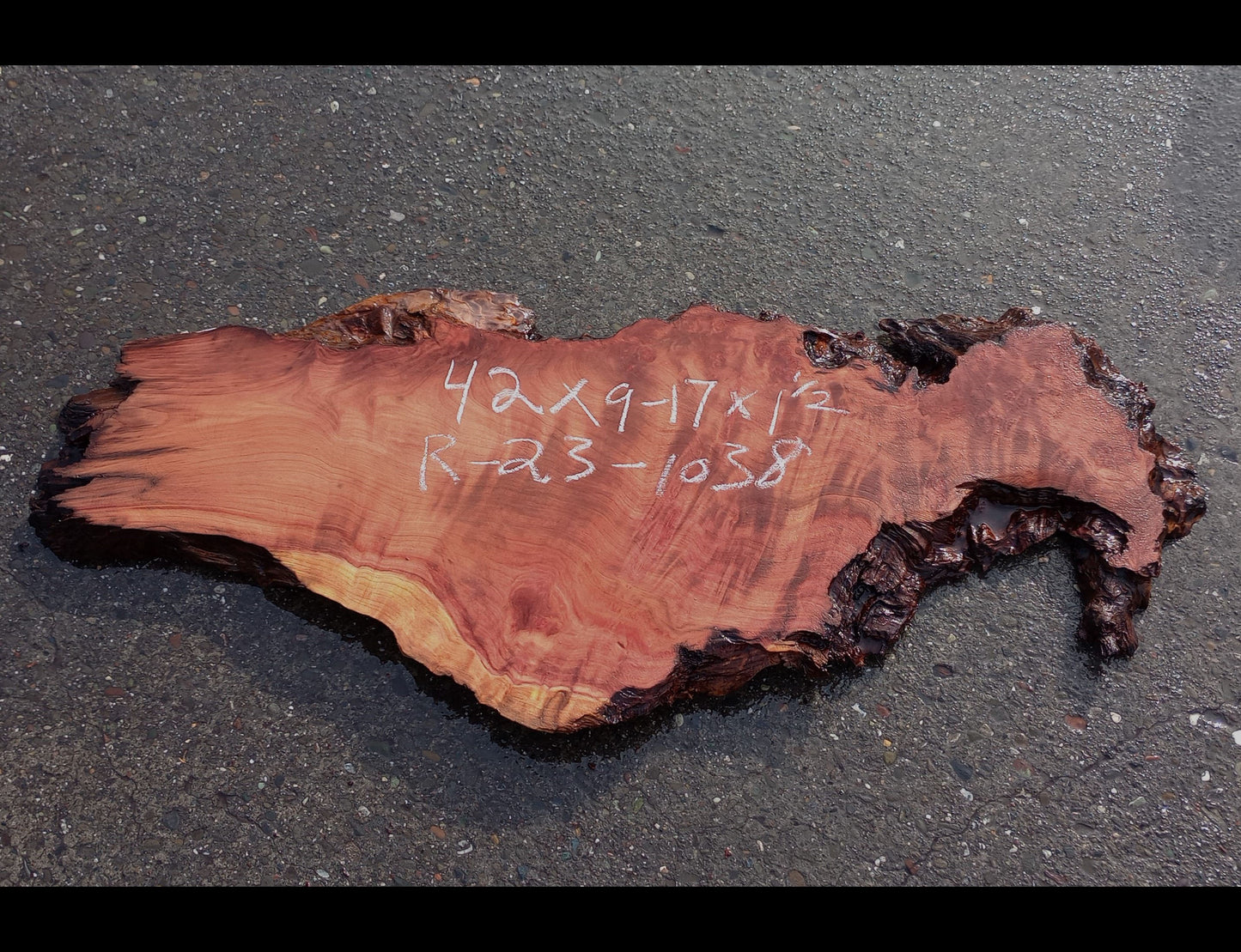Live Edge Redwood Slab | Table | epoxy river table | DIY crafts | R23-0138