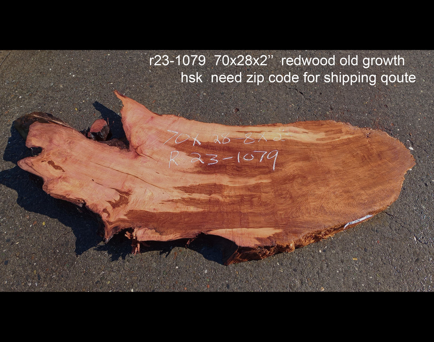 Live Edge Slab | burl | old growth redwood | epoxy river table | r23-1079