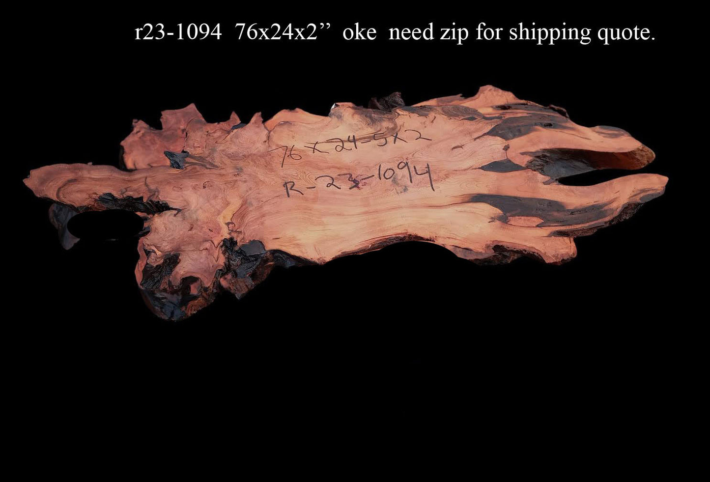 Live Edge Slab | Redwood slab | wall decoration | epoxy river table | r23-1094