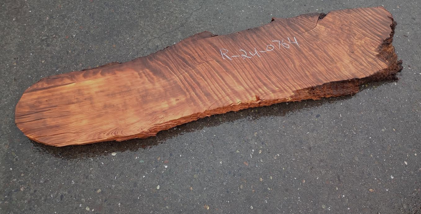 Quilted Redwood | DIY Craft Wood | Wall Art | Curly Redwood | R24-0764